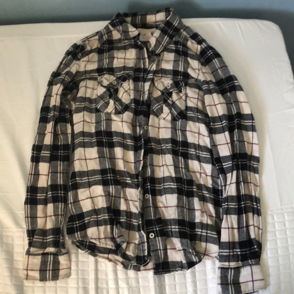 Black and white flannel